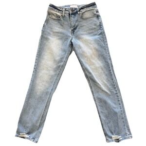 Jelly Jeans‎ Women's Size 3 High Rise Straight Leg Slim Fit Light Wash Denim